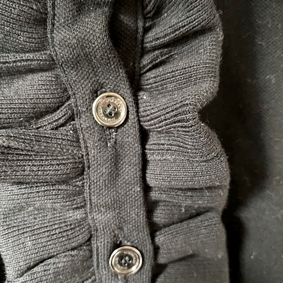 Burberry Ruffle Front SS Polo NWOT - Picture 3 of 5